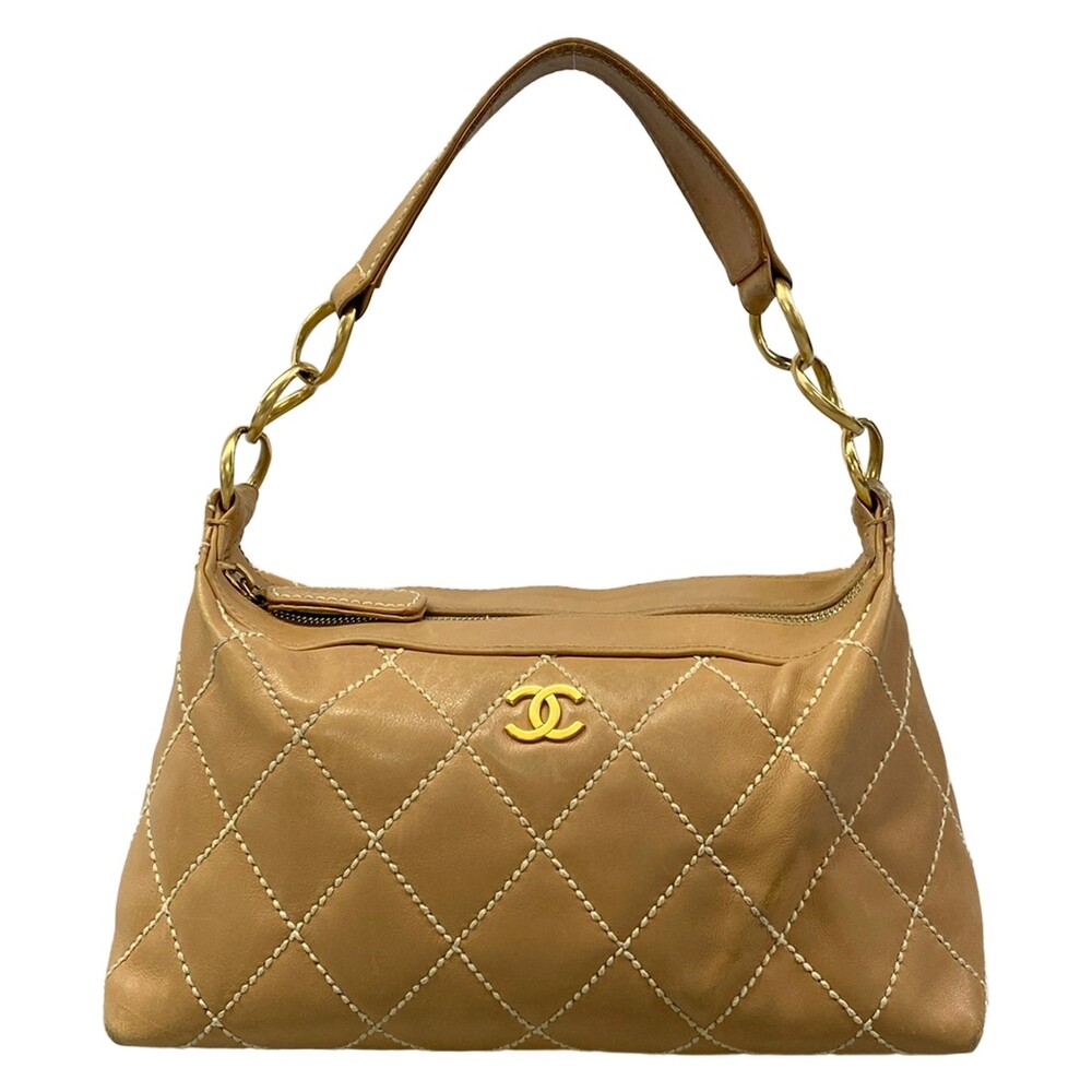 Chanel Wild Stitch Light Brown Leather #335795C18B